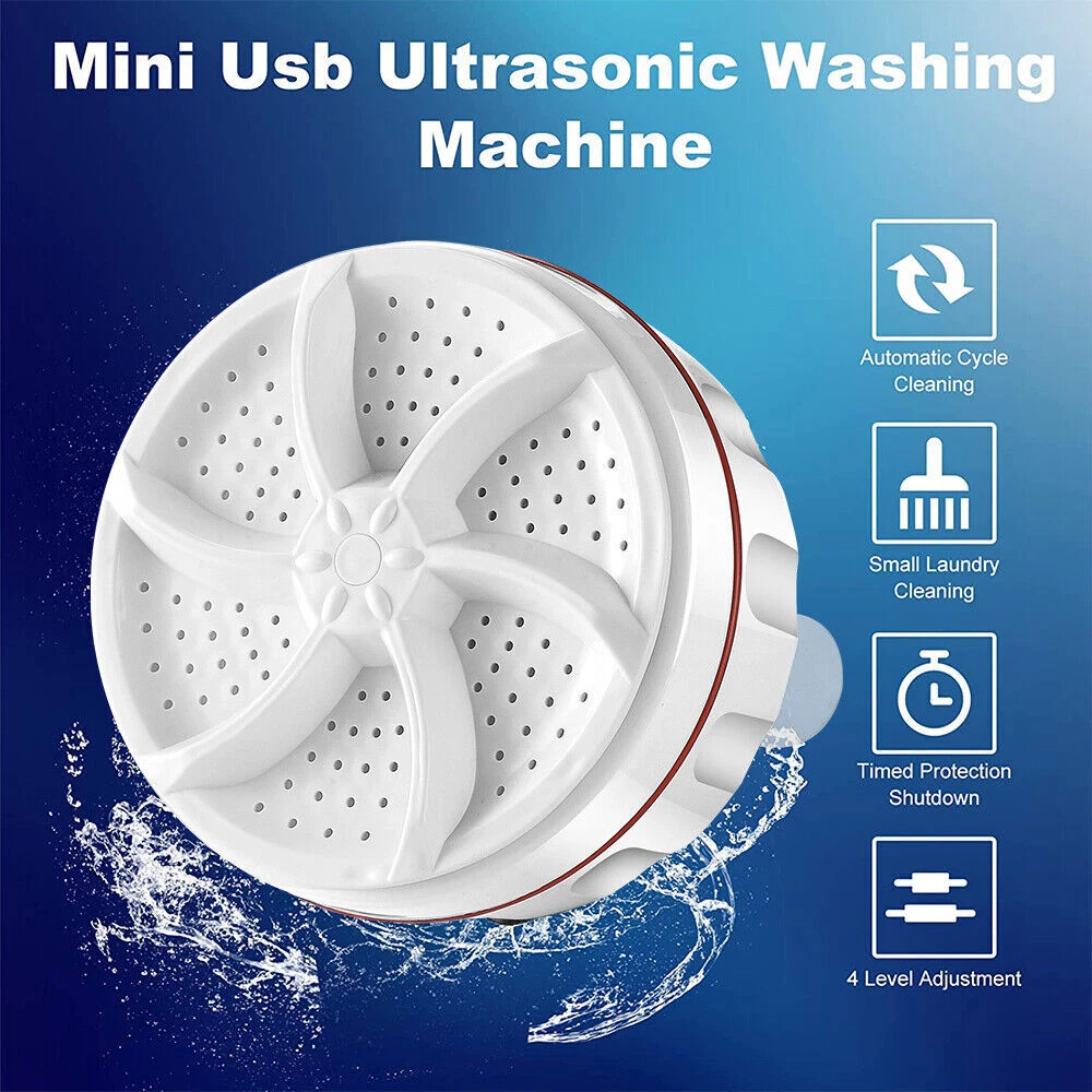 Portable Mini Washing Machine Ultrasonic Turbine L